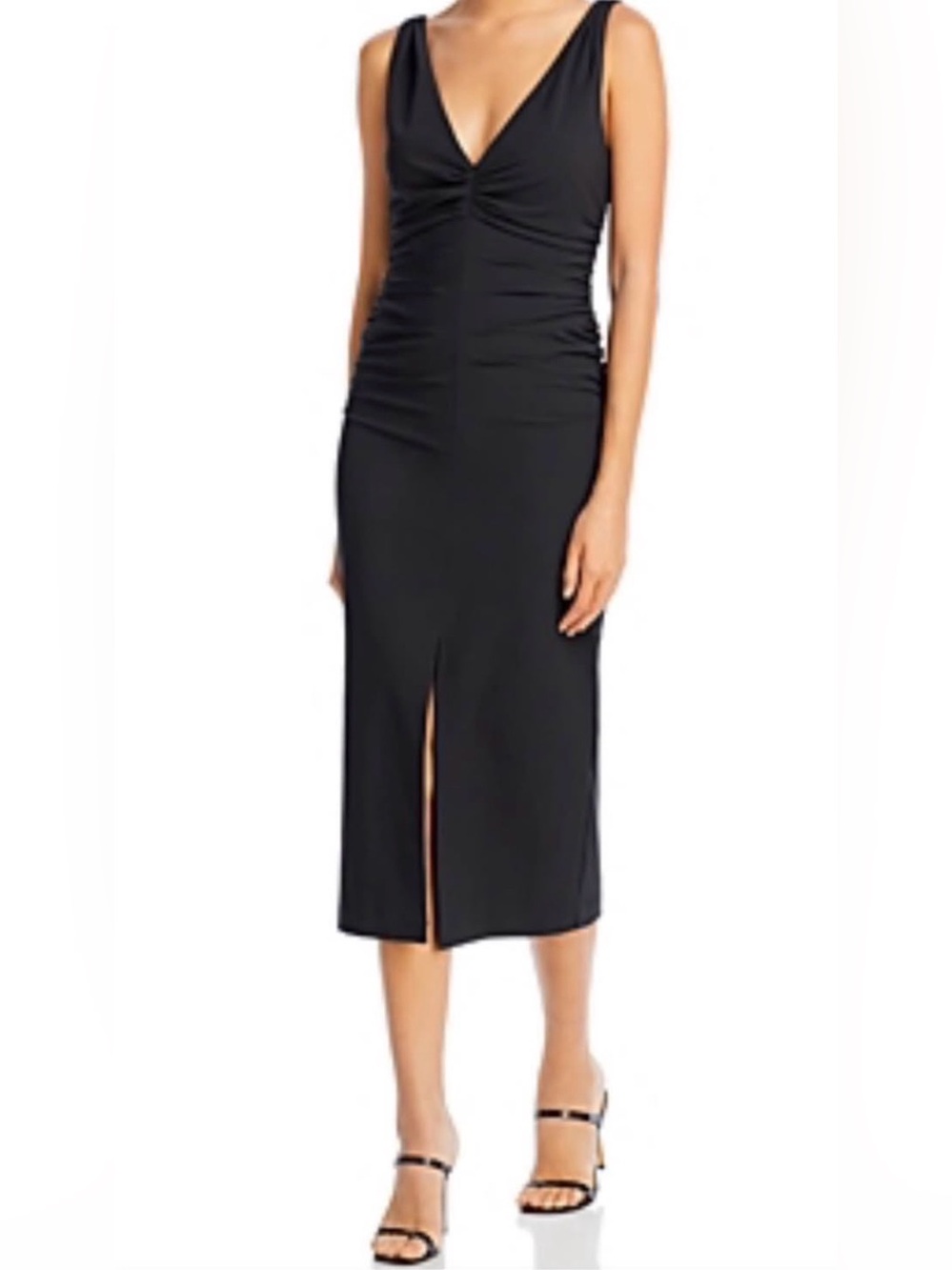 Cinq a Sept Leonna Sleeveless Gathered Midi Dress